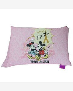 Almofada 28x48cm Microperolas Mickey  Minnie- Zona