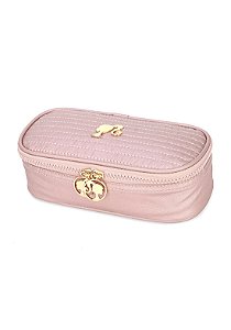 Estojo Simples Barbie Ouro Rosa - Luxcel