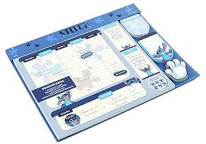 Planner C/notas 30x24cm Stitch Engracadinho - Zona