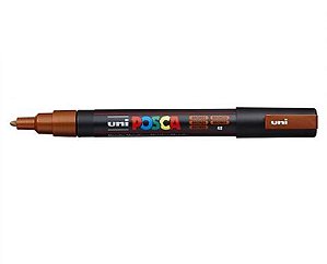 Caneta Bulled Shaped Posca 3m Bronze - Uni