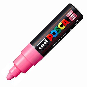 Caneta Bulled Shaped Posca 7m Rosa - Uni