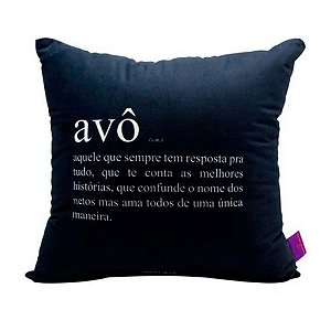 Almofada 40x40cm Fibra Avo Definicao - Zona