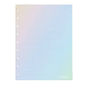 Refil Md 120g Rainbow Pautado-caderno Inteligente