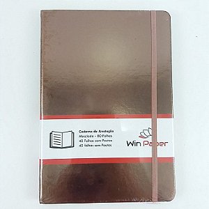 Caderno Anotacao Metalico Grande 80f - Wincy