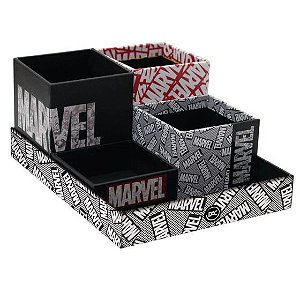 Kit Organizador Mesa 5 Pecas Marvel - Dac