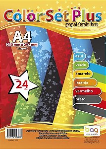 Papel A4 24f Colorset Plus 6 Cores - Bahia