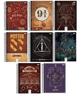 Caderno Esp Cd 1/4 96f Harry Potter - Jandaia