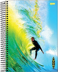 Caderno Esp Univ Cd 15m 300f Wave - Jandaia