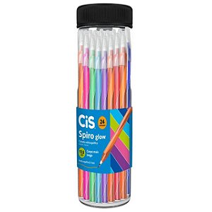 Caneta Esferografica 0,7mm Spiro Glow Sortido -cis