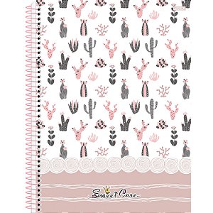 Caderno Esp Univ Cd 10m 160f Sweet Care - Sd