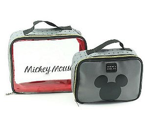 Kit C/2 Necessaire Viagem Mickey Mouse - Zona