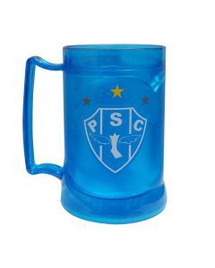 Caneca Com Gel Paysandu Azul Escudo - Cebola