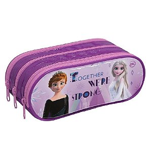 Estojo Triplo Frozen Together Were Str Lilas - Dac