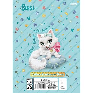 Caderno Esp Cd 1/4 160f Sissi - Sd