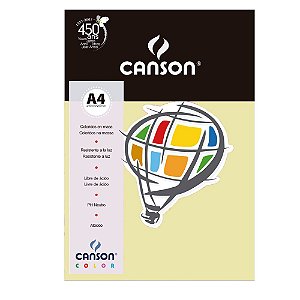 Papel A4 180g 10f Color Marfim - Canson