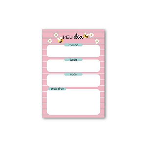 Bloco Planner Diario 90g 60f Hola Bee - Me Encanta