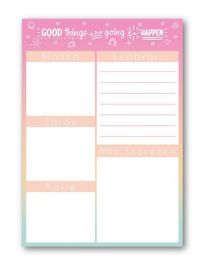 Bloco Planner Diario 90g 60f Hola Suns -me Encanta