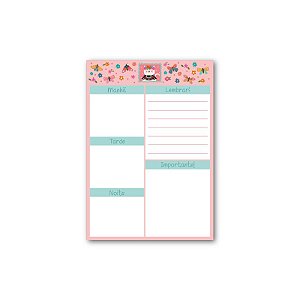 Bloco Planner Diario 90g 60f La Gata - Me Encanta