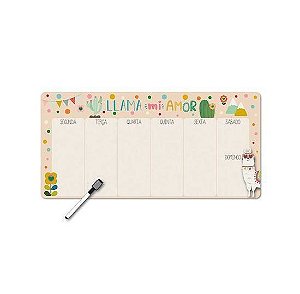 Memo Board Magnetico Horiz Lhama - Me Encanta