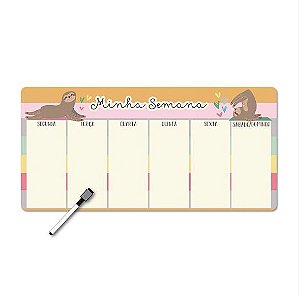 Memo Board Magnetico Horiz Preguica - Me Encanta