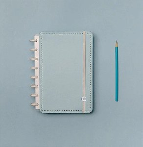 Caderno A5 Azul Pastel - Caderno Inteligente