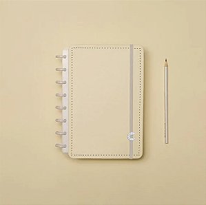 Caderno A5 Amarelo Pastel - Caderno Inteligente