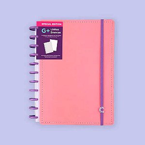 Caderno G+ Rose Linha Bca - Caderno Inteligente