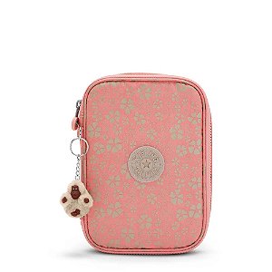 Estojo 100 Pens Sweet Met Floral - Kipling