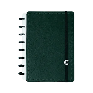 Caderno A5 Dark Green - Caderno Inteligente