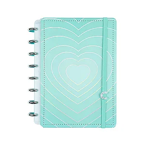 Caderno A5 Turquoise Love - Caderno Inteligente