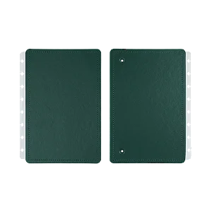 Capa E Contra A5 Dark Green - Caderno Inteligente
