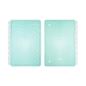 Capa E Contra A5 Turquoise Lv- Caderno Inteligente