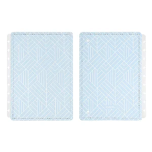 Capa E Contra M Ice Blue - Caderno Inteligente