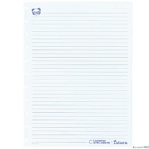 Refil G Pautado Luluca 90g 50f-caderno Inteligente