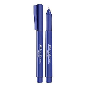 Caneta Fine Pen 0,4 Azul Royal - Faber Castell