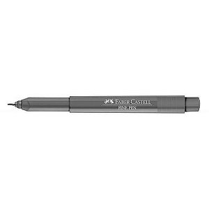 Caneta Fine Pen 0,4 Cinza - Faber Castell