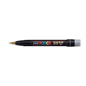 Caneta Brush Posca Ouro - Uni