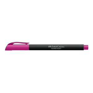 Caneta Hidrografica Supersoft Rosa - Faber