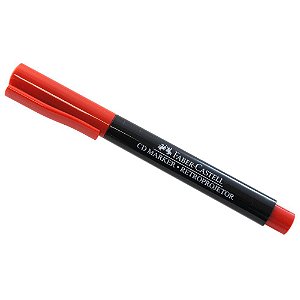 Caneta Retroprojetor 1,0mm Vermelho -faber Castell