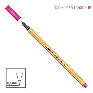 Caneta Point 88/056 0,4mm Neon Rosa - Stabilo