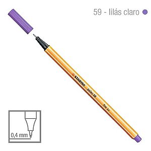 Caneta Point 88/59 0,4mm Lilas - Stabilo