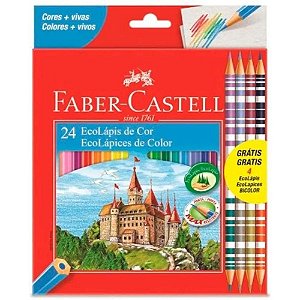 Ecolapis Cor 20 + 4 Bicolores - Faber Castell