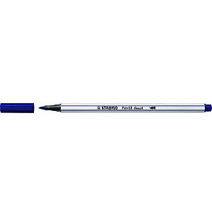 Caneta Pen 568/22 Brush Azul Marinho - Stabilo