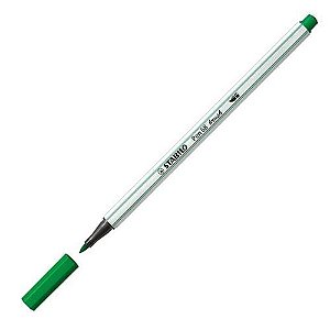 Caneta Pen 568/36 Brush Verde Oliva - Stabilo