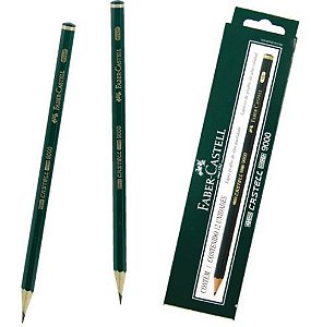 Lapis Grafite Castell 9000 2b C/12 - Faber Castell