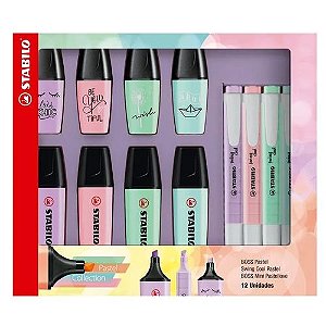 Kit Pastel Collection C/12 Boss/love/swi- Stabilo