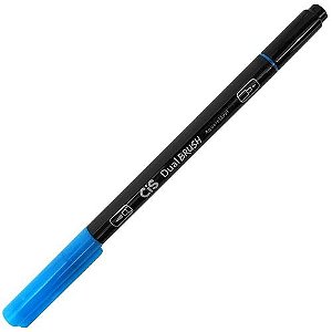 Marcador Dual Brush Aquarelavel 06 Azul Claro- Cis