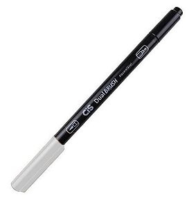 Marcador Dual Brush Aquarelavel 43 Cinza 3c - Cis