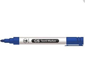 Marcador Textil 3,0mm Marker Azul - Cis