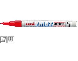 Marcador Permanente 1.2mm Paint Vermelho- Uni Ball